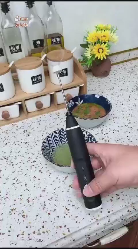 rechargeble electric coffee beater